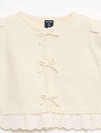 Jersey de manga corta con lazos de fantasía