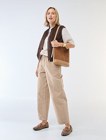 Jersey de manga corta liso en mohair