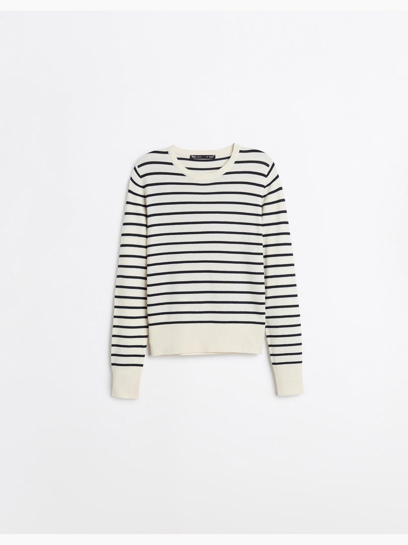 Jersey de manga larga a rayas, mo fashion Crudo - Kiabi