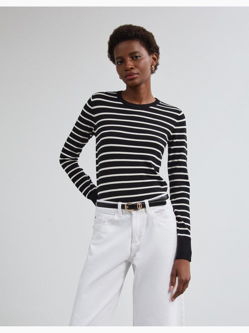 Jersey de manga larga a rayas, mo fashion - Kiabi