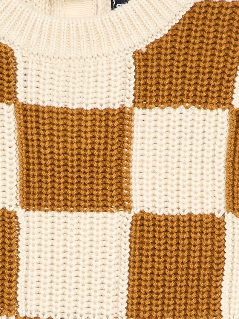 Jersey de manga larga Beige - Kiabi