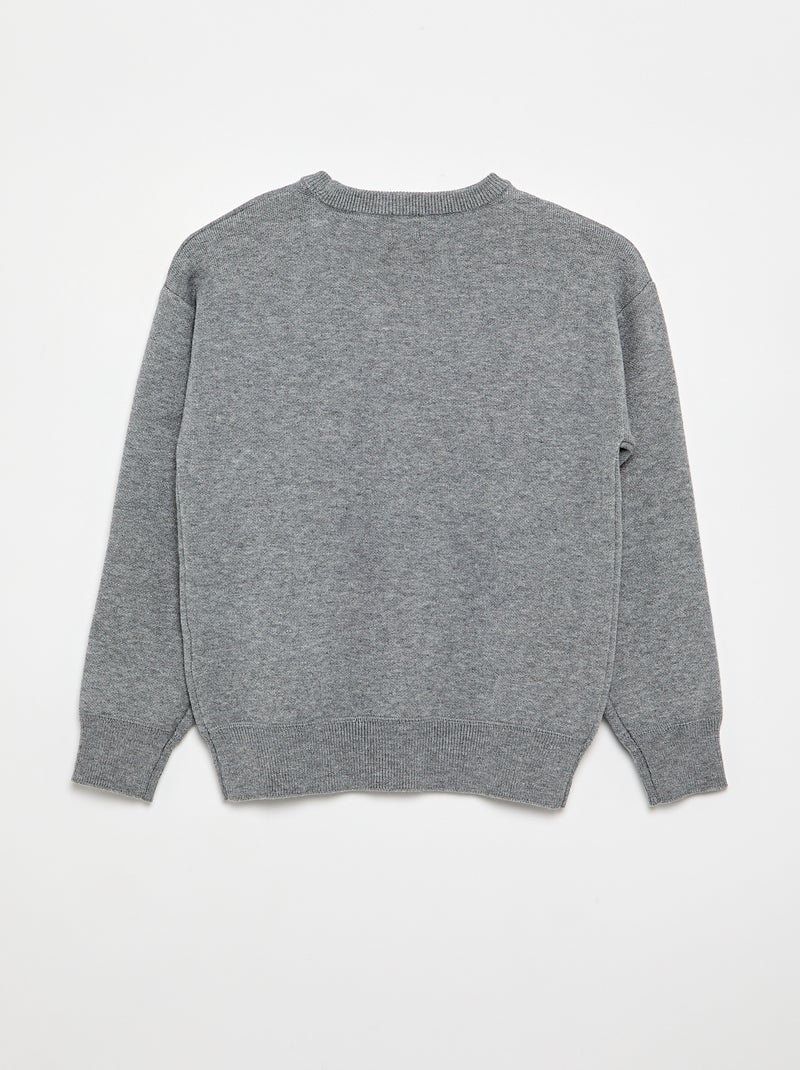 Jersey de manga larga Gris - Kiabi