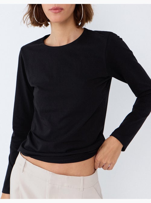 Jersey de manga larga, mo fashion - Kiabi Jersey de manga larga, mo fashion - Kiabi