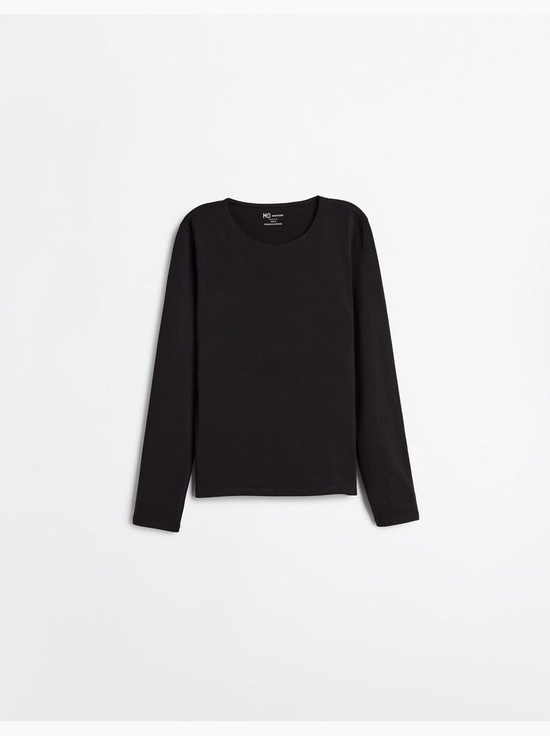 Jersey de manga larga, mo fashion Negro - Kiabi