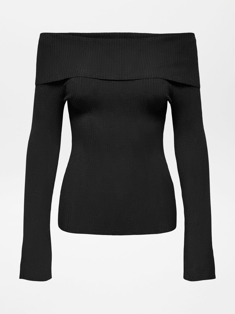 Jersey de manga larga 'Only Maternity' NEGRO - Kiabi