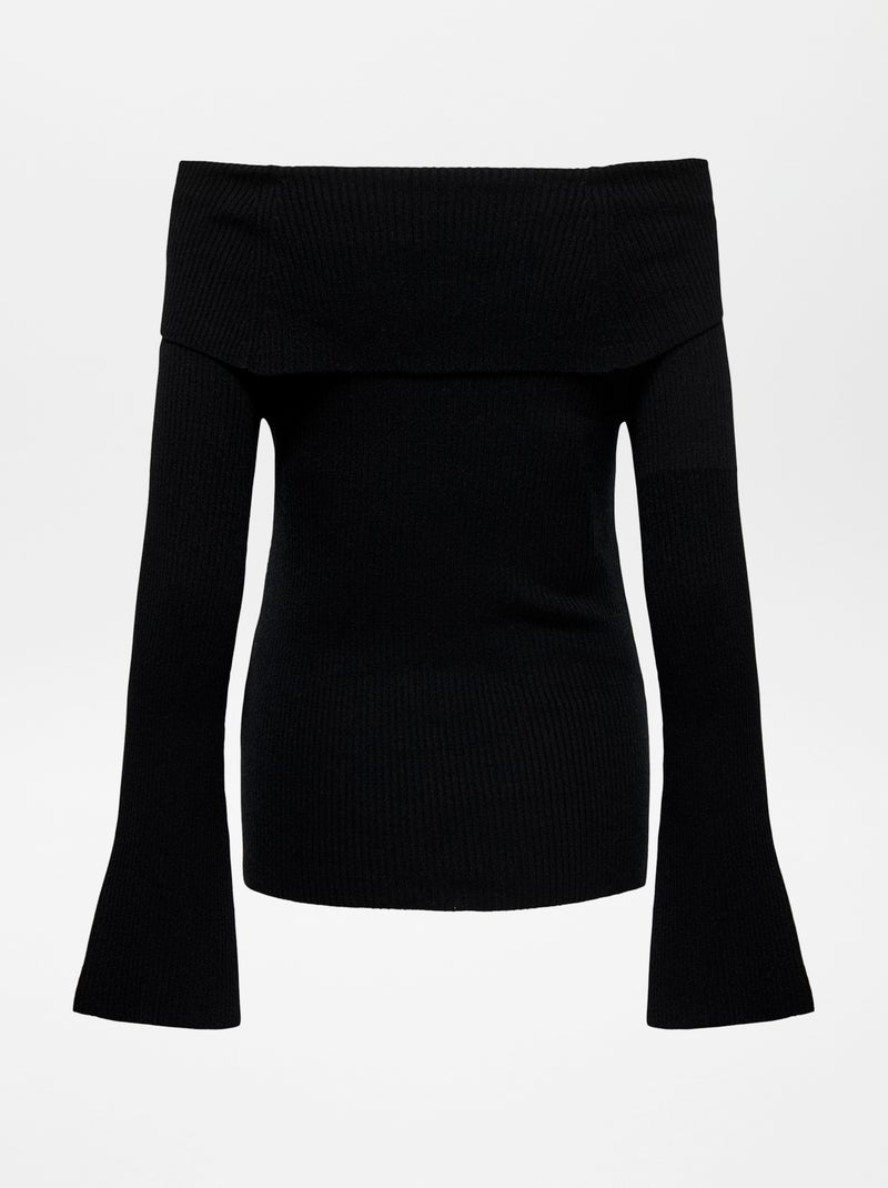 Jersey de manga larga 'Only Maternity' NEGRO - Kiabi