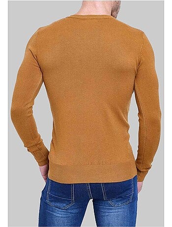 Jersey de manga larga y cuello en V Kebello