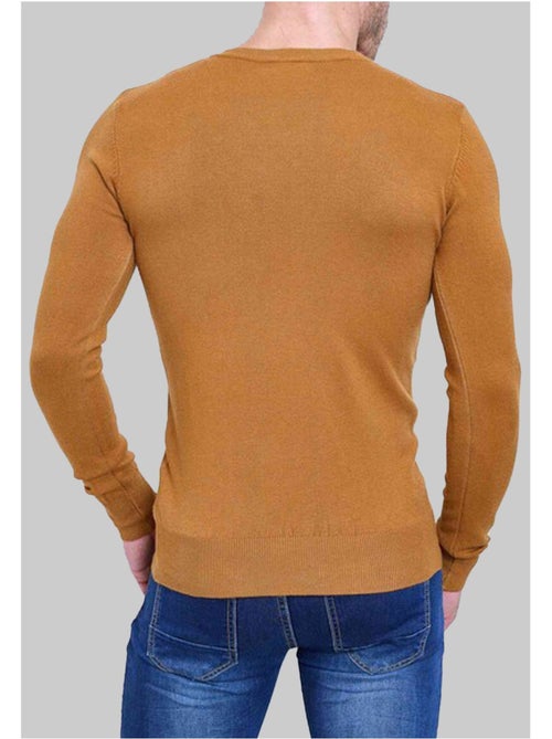 Jersey de manga larga y cuello en V Kebello - Kiabi