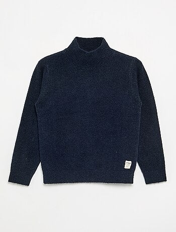Jersey de manga larga y cuello vuelto