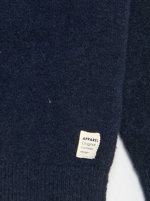 Jersey de manga larga y cuello vuelto - Kiabi