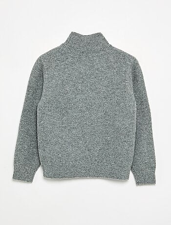 Jersey de manga larga y cuello vuelto