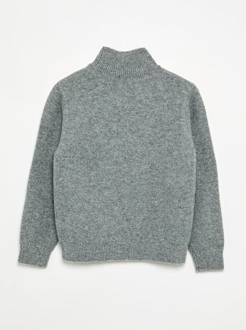Jersey de manga larga y cuello vuelto - Kiabi