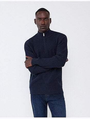 Jersey de media cremallera, mo fashion