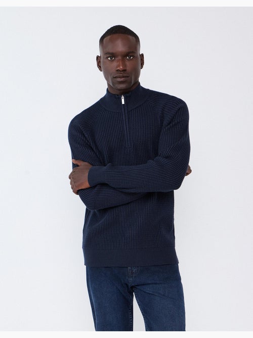Jersey de media cremallera, mo fashion - Kiabi Jersey de media cremallera, mo fashion - Kiabi