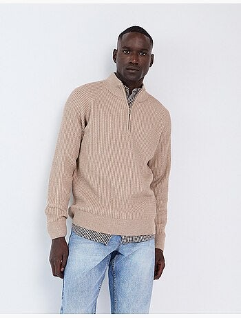 Jersey de media cremallera, mo fashion