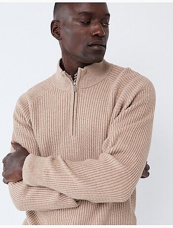 Jersey de media cremallera, mo fashion