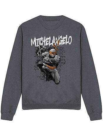 Jersey de michelangelo para adultos unisex - teenage mutant ninja turtles