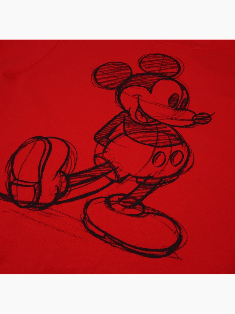 Jersey de mickey mouse boceto para mujer - disney Rojo - Kiabi