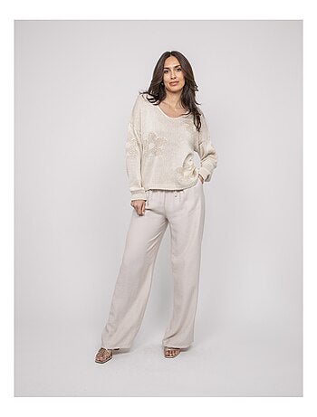 Jersey de motivos lurex KALYSSA