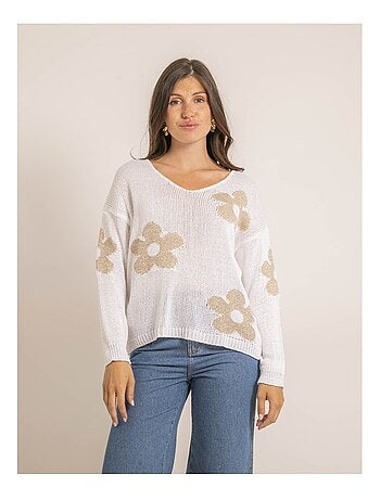 Jersey de motivos lurex KALYSSA