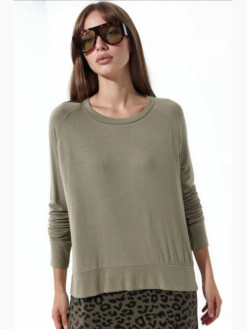 Jersey de mujer de mezcla de viscosa busem - Kiabi Jersey de mujer de mezcla de viscosa busem - Kiabi