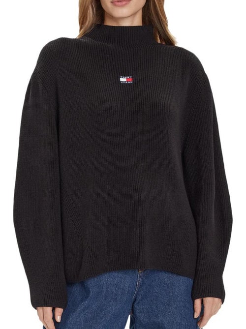 Jersey de mujer Tommy Hilfiger Tjw Mockneck Badge S - Kiabi Jersey de mujer Tommy Hilfiger Tjw Mockneck Badge S - Kiabi