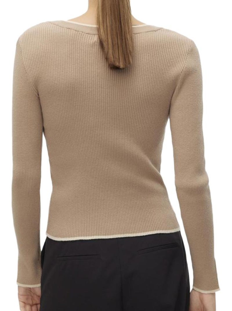 Jersey de mujer vero moda Beige - Kiabi