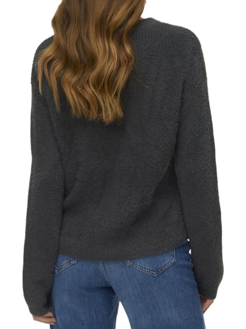 Jersey de mujer vero moda con mangas abullonadas Gris plateado - Kiabi