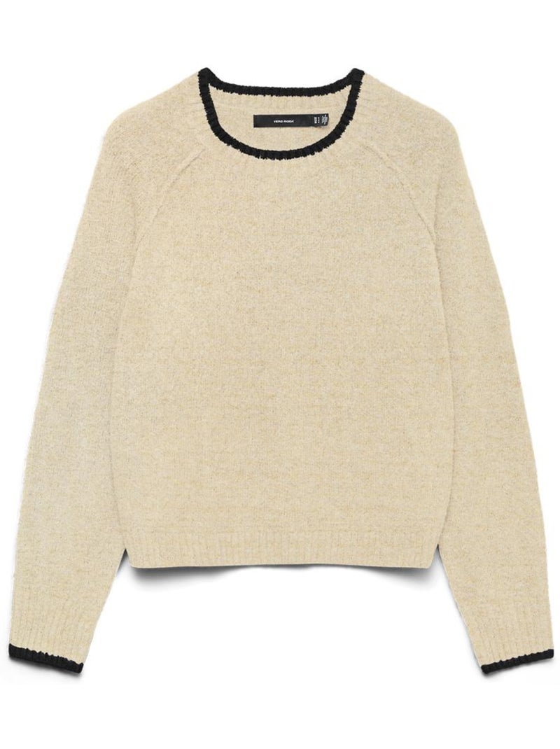 Jersey de Mujer Vero Moda Manga Raglán Crudo - Kiabi