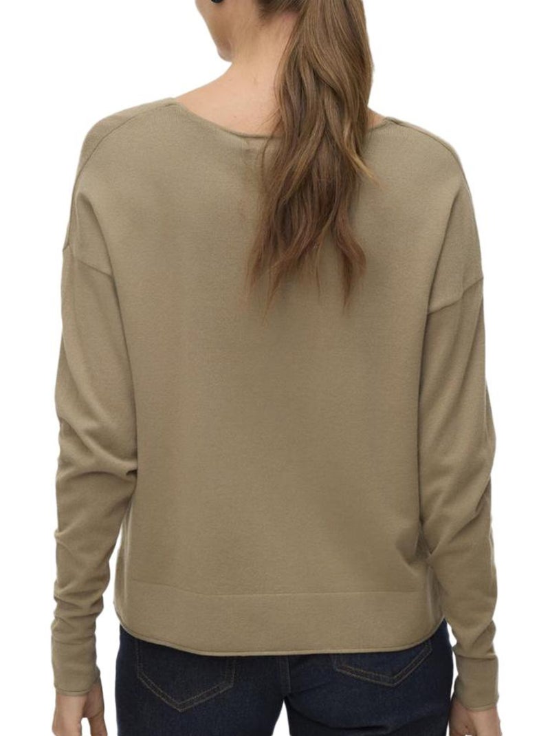 Jersey de Mujer Vero Moda Marrón capuchino - Kiabi