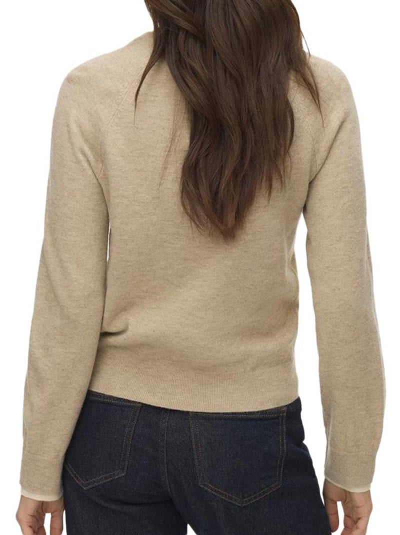 Jersey de mujer Vero Moda Wonderful Beige - Kiabi