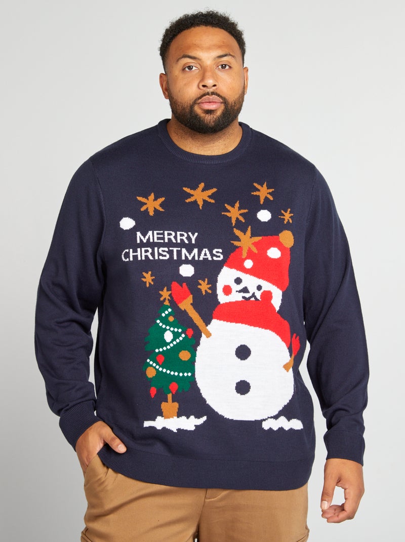 Jersey de Navidad AZUL - Kiabi