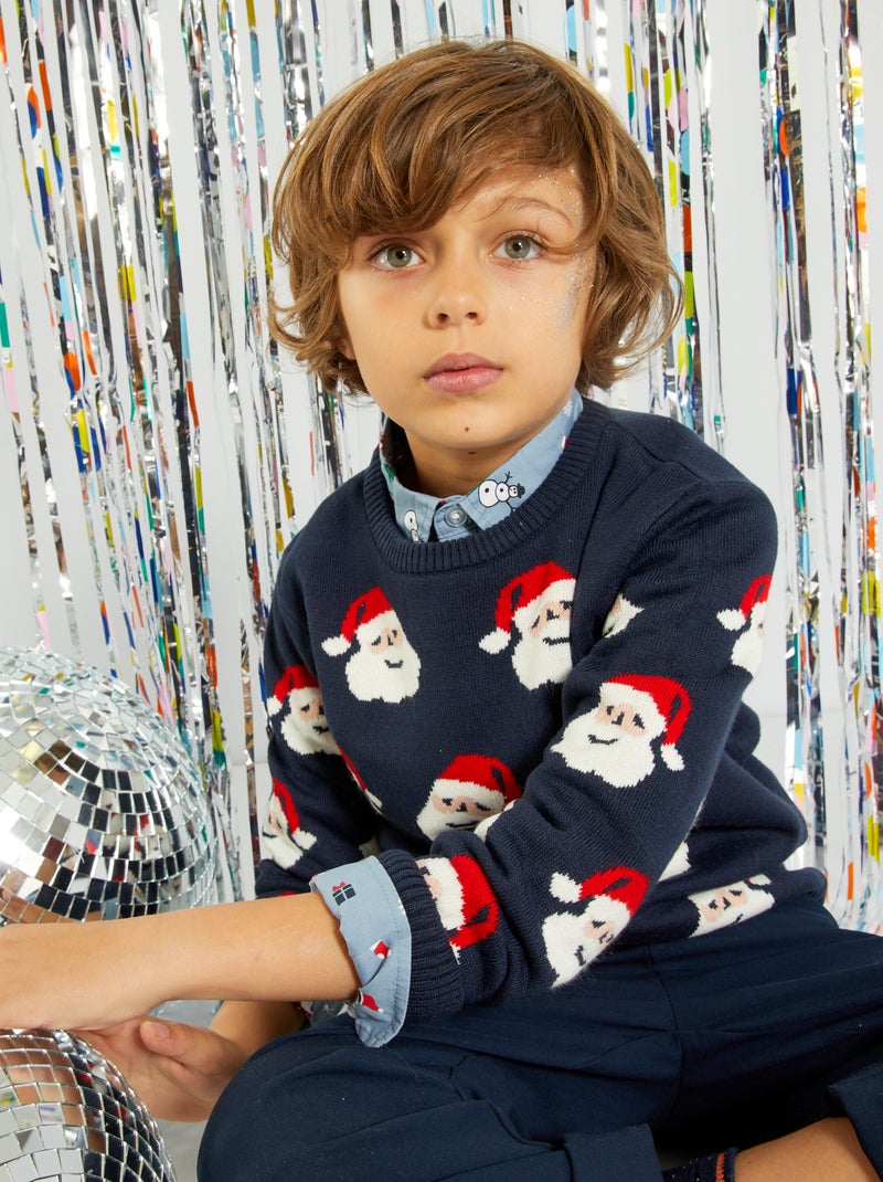 Jersey de Navidad AZUL - Kiabi