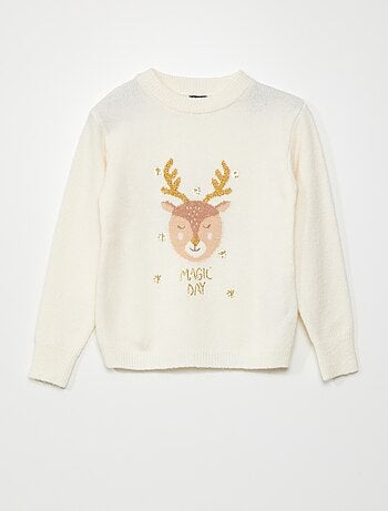 Jersey de Navidad con ciervo - Kiabi