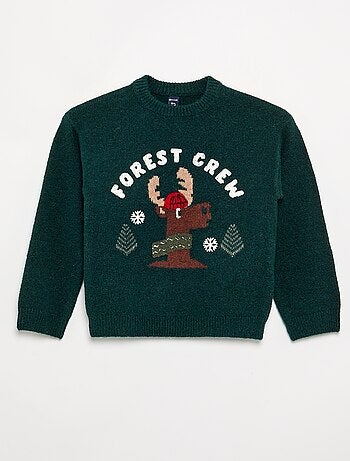 Jersey de Navidad de punto grueso