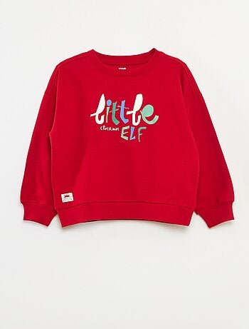 Jersey de Navidad estampado en algodón