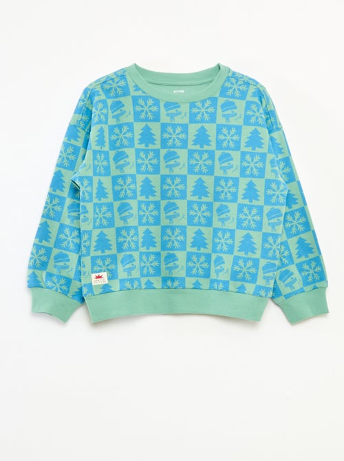 Jersey de Navidad estampado en algodón - Kiabi Jersey de Navidad estampado en algodón - Kiabi