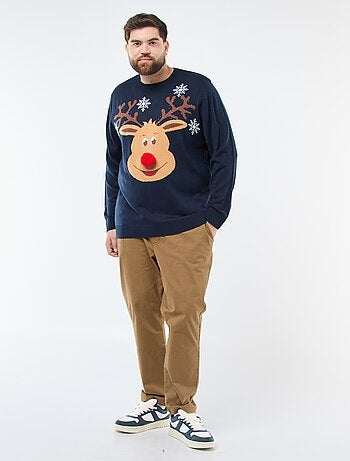 Jersey de Navidad estampado 'reno'