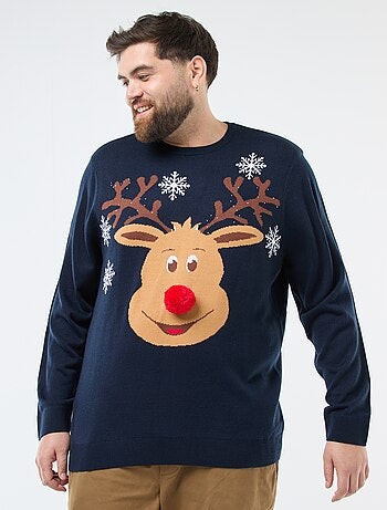 Jersey de Navidad estampado 'reno'