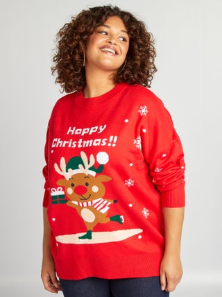 Jersey de Navidad estampado