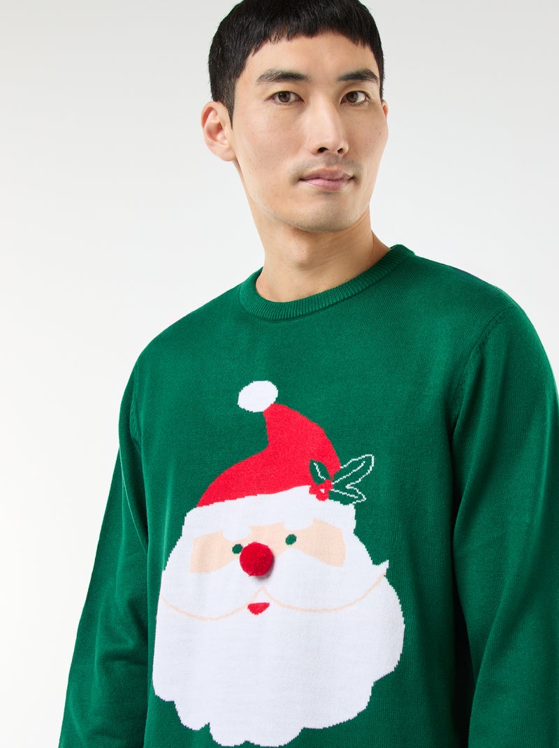 Jersey de Navidad estampado Verde - Kiabi