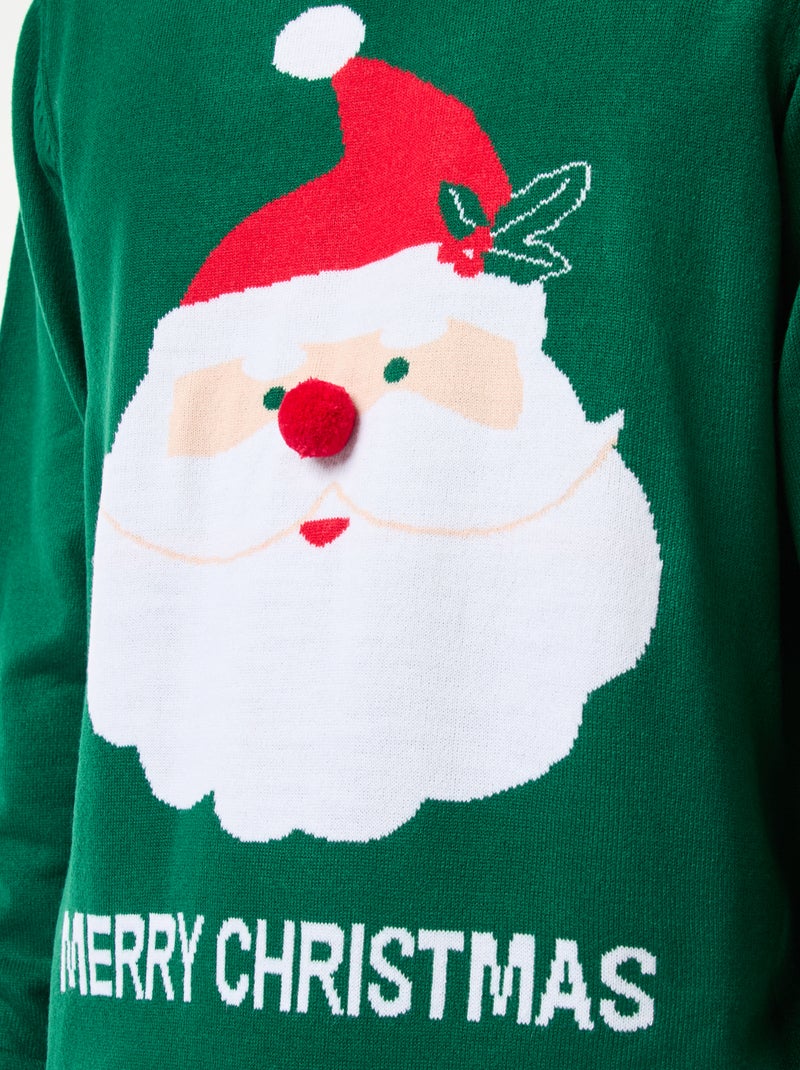 Jersey de Navidad estampado Verde - Kiabi
