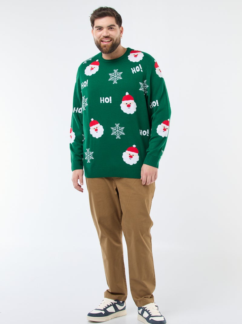 Jersey de Navidad estampado Verde - Kiabi