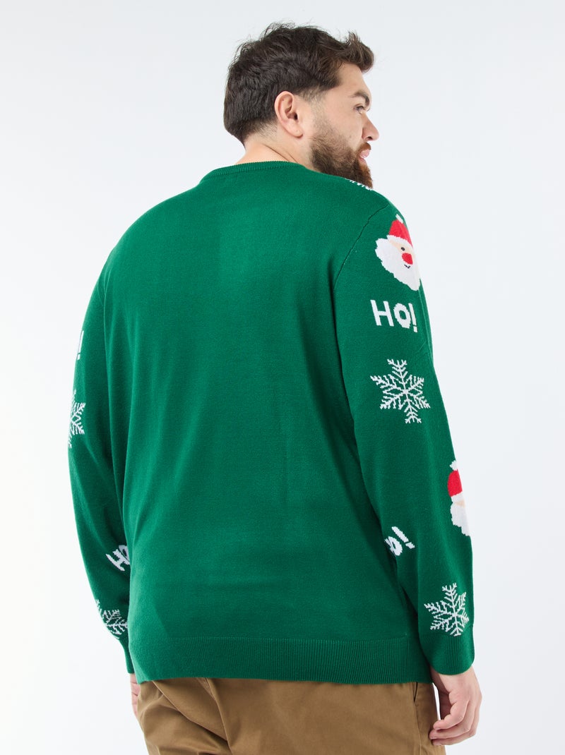 Jersey de Navidad estampado Verde - Kiabi