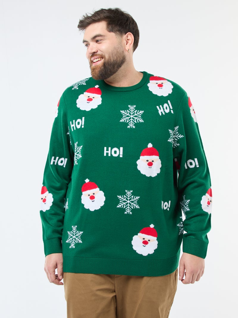 Jersey de Navidad estampado Verde - Kiabi