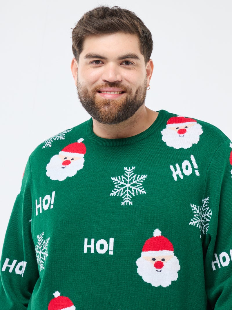Jersey de Navidad estampado Verde - Kiabi