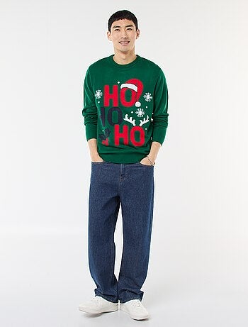 Jersey de Navidad estampado