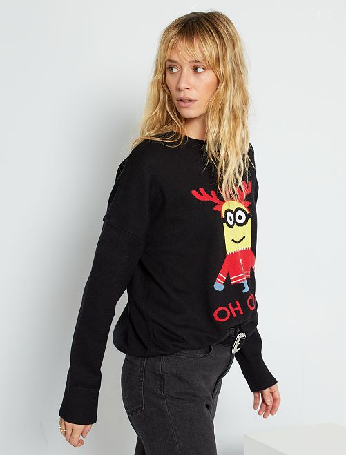 Jersey de Navidad 'Minions' - BLANCO - Kiabi - 15.00€
