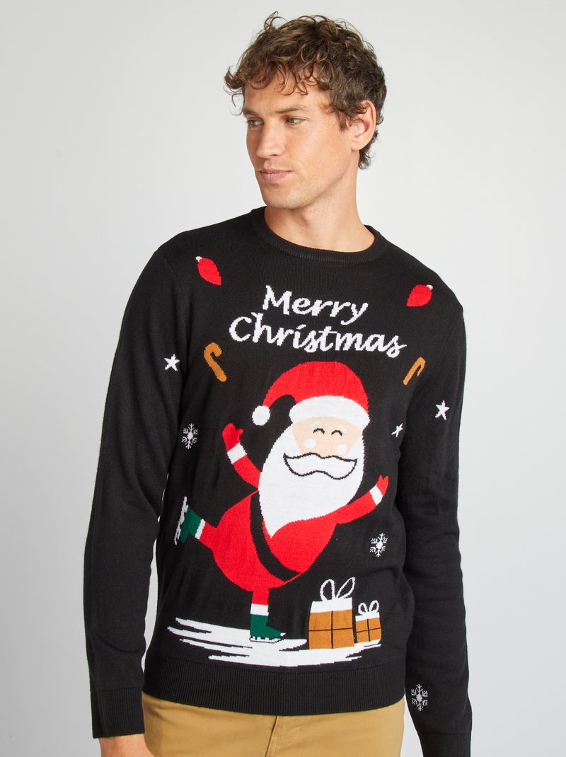 Jersey de Navidad NEGRO - Kiabi