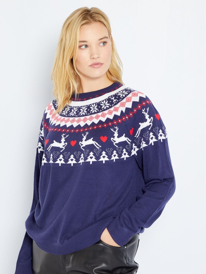 Jersey de Navidad 'Only' AZUL Kiabi 26.00€ Jersey de Navidad 'Only' AZUL Kiabi 26.00€